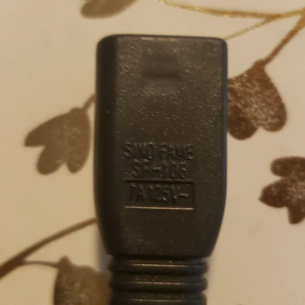 ET Genuine SINOFAME, SINO FAME E211641, SF-108, 7A, 125V Power Cord,Black